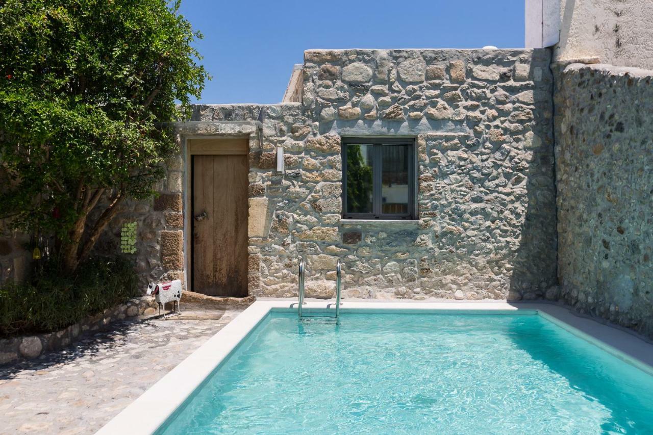 Muazzo Creta Stone House, Nature Escape With Pool, By Thinkvilla Pigí Exterior foto