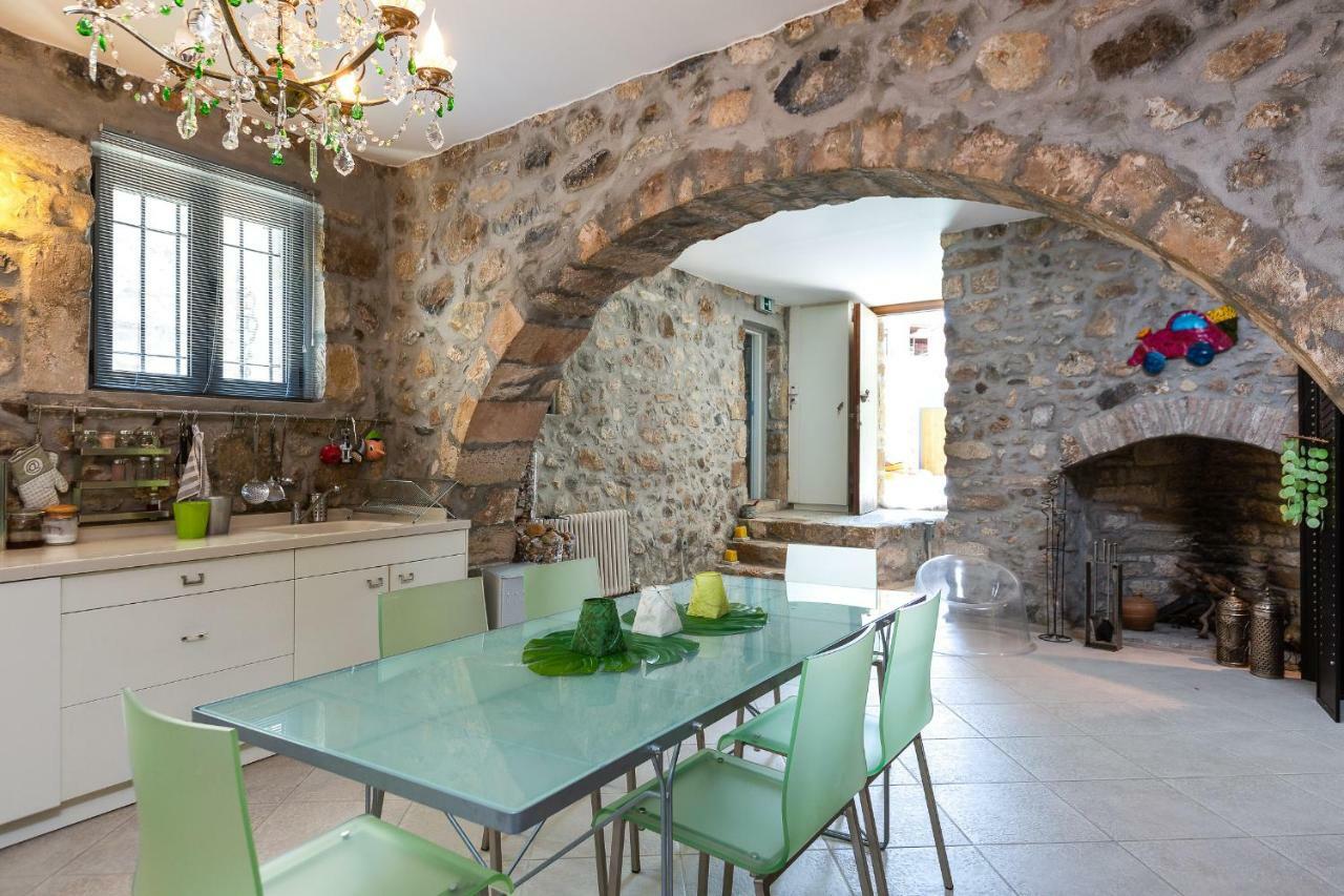 Muazzo Creta Stone House, Nature Escape With Pool, By Thinkvilla Pigí Exterior foto